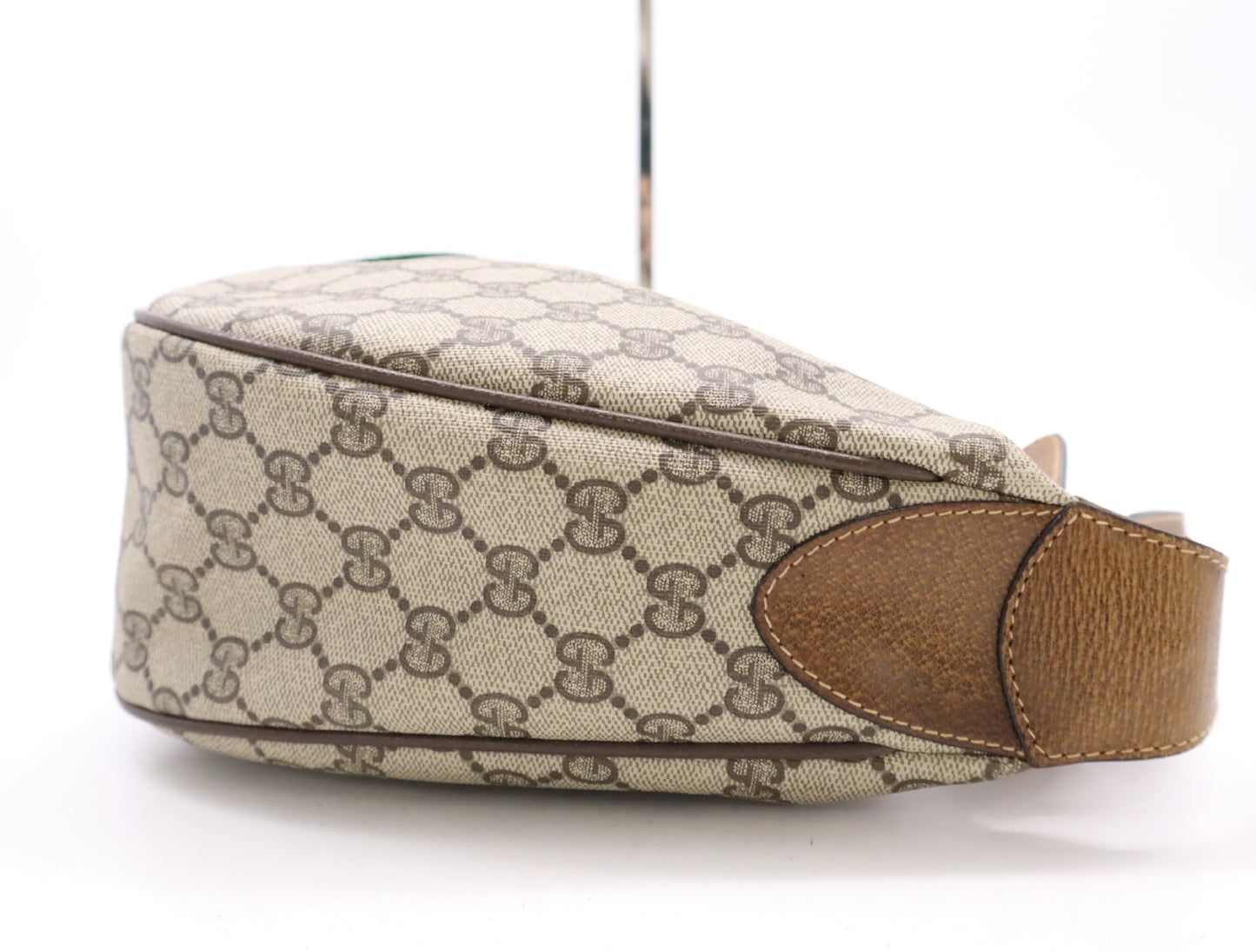 GUCCI 10.2.3840 GG Supreme Sherry Line Brown Shoulder Bag