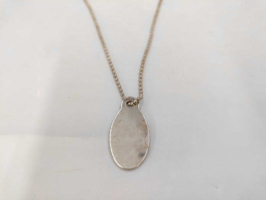 Tiffany & Co. SV925 Return to Tiffany Oval Necklace Silver Necklace