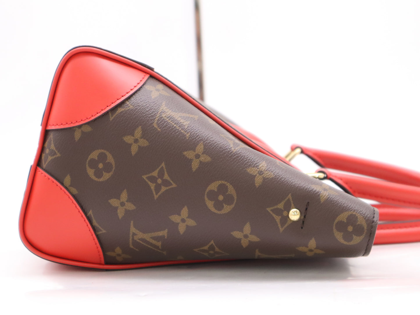 LOUIS VUITTON M41537 Monogram Phoenix PM Coquelicot Handbag