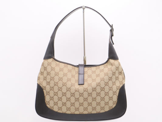 GUCCI 001/3306GG Canvas Sherry Line Jackie Shoulder Bag Shoulder Bag