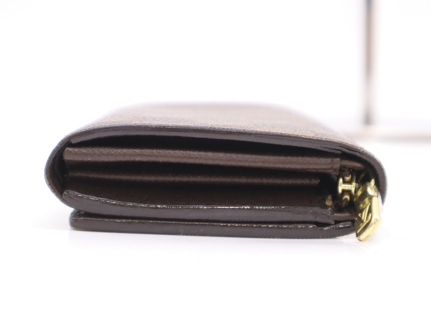 LOUIS VUITTON N61730 Damier Porto Monet Viet Tresol Wallet with Box