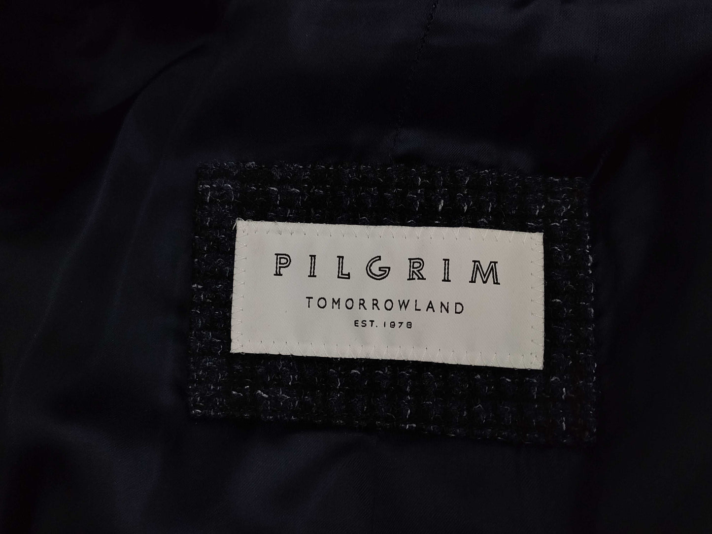 TOMORROWLAND pilgrim Cashmere Coat Navy Beautiful Coat