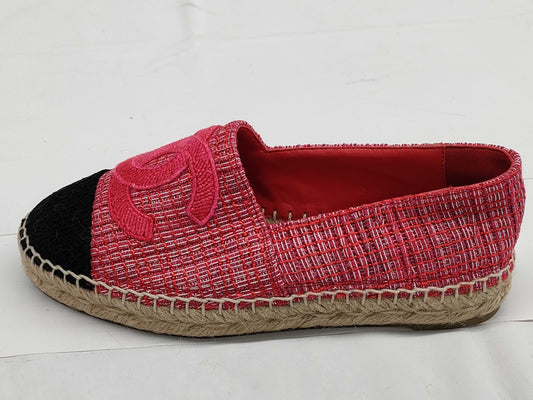 CHANEL Red Espadrille Other Shoes