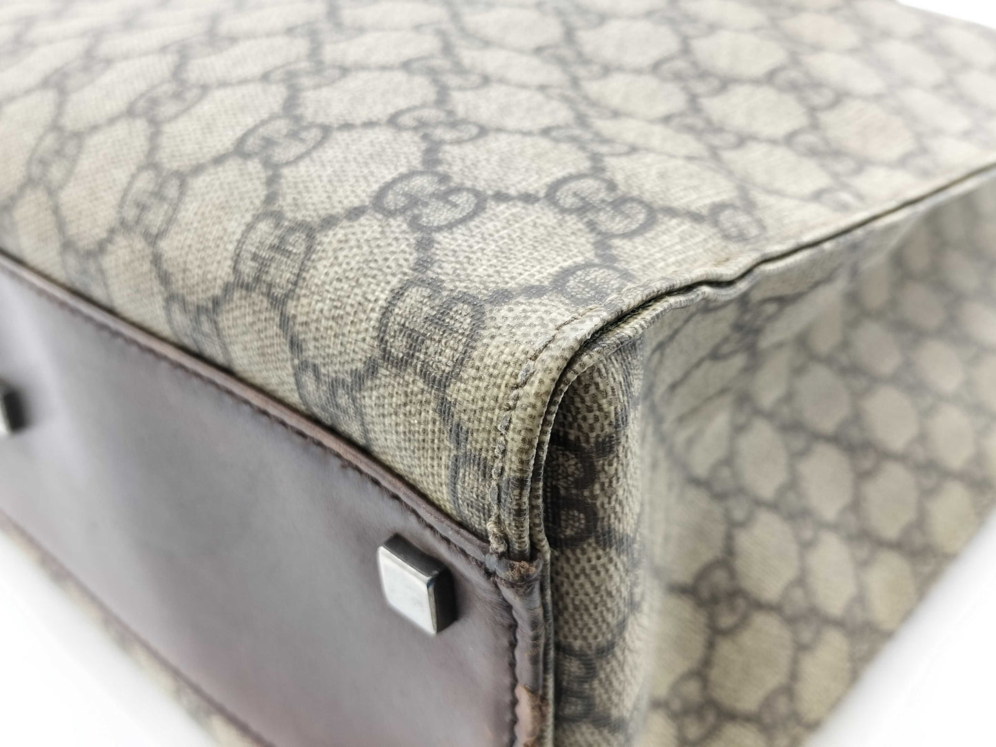 GUCCI GG Supreme Gucci GG Supreme Tote 91249 Tote Bag