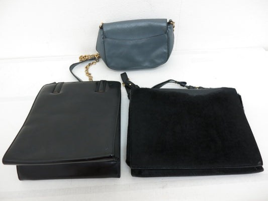 Salvatore Ferragamo 3-piece Gancini calfskin and ponytail shoulder bag, 2-way bag