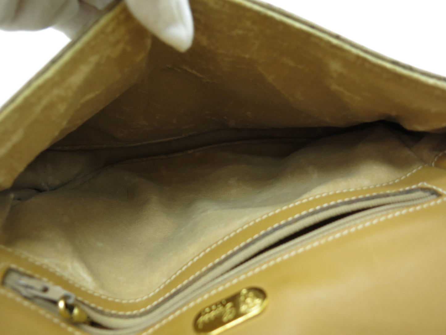 GUCCI GUCCI Gucci Old Gucci GG Canvas Calfskin Sherry Shoulder Tote Bag 3-Piece Set Black Beige Bag