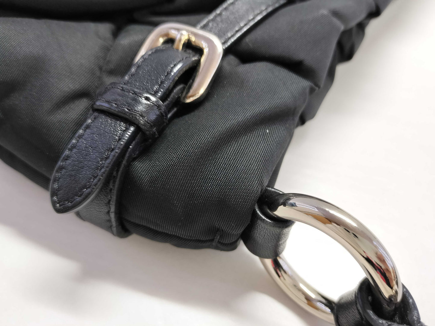 PRADA Nylon Prada Shoulder Nylon Black Shoulder Bag