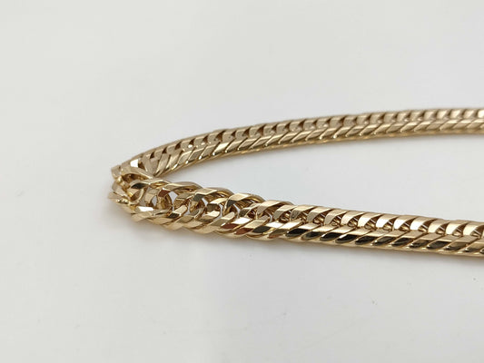 Kihei 12-Sided Triple 50cm K18 49.7g Necklace