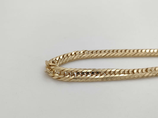 Kihei 12-sided triple 51cm K18 49.7g necklace