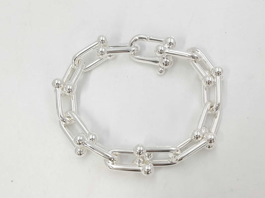 Tiffany & Co. Hardware Large Link L Bracelet AG925 60.9g Bracelet Bangle