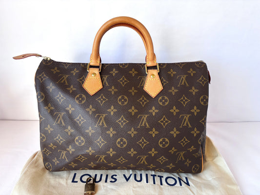 LOUIS VUITTON Monogram Speedy 35 M41524 Bag Handbag