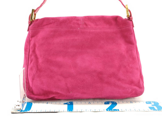 FENDI Mamma Bucket Suede Pink One-Shoulder Bag Shoulder Bag