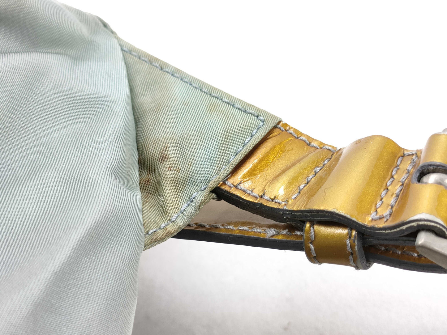 PRADA Nylon Backpack Light Blue