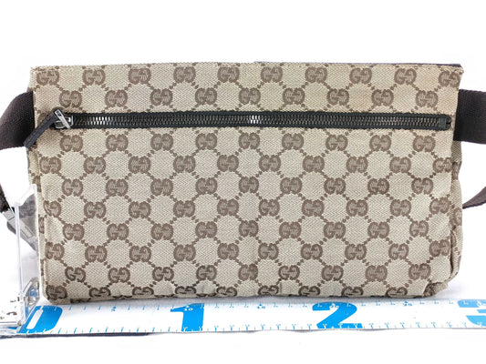 GUCCI GG Canvas Waist Bag 23566