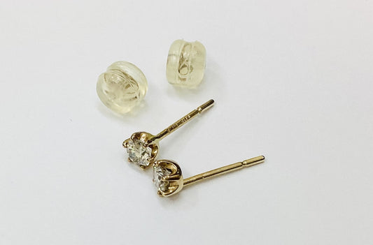 D0.13/0.13ct K10 0.3g Earrings