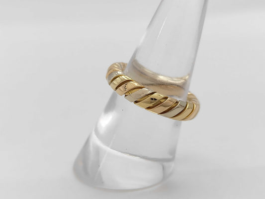 BVLGARI Tubogas Three Collar 750 6.8g Ring