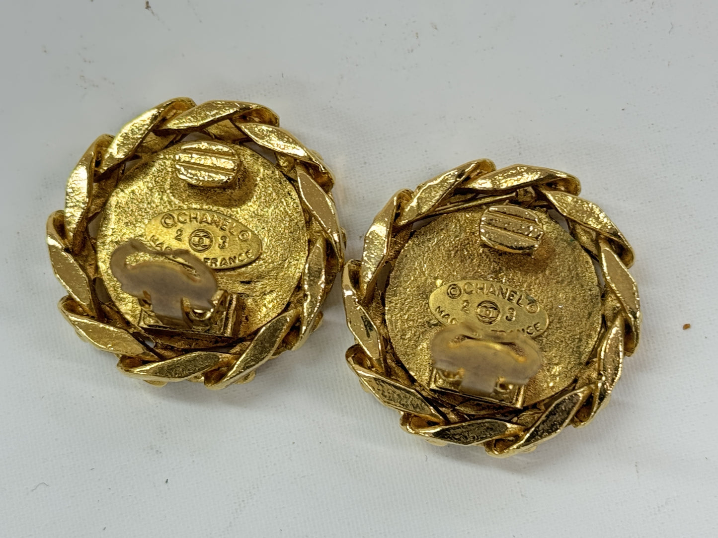 CHANEL Vintage Classic Earrings