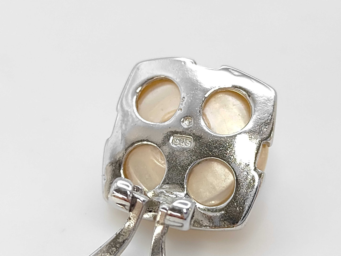 Faux Pearl SV925 9.6g Earrings