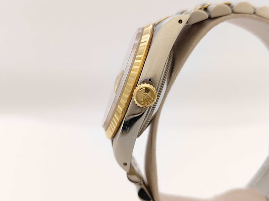 ROLEX 16233 X358771 Champagne Dial Jubilee Bracelet Boys' Watch