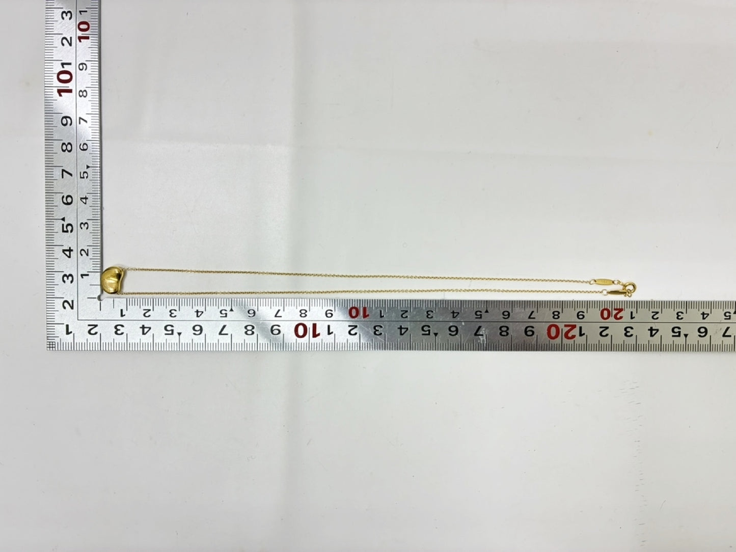 Tiffany&Co. Bean YG 750 4.6g Necklace