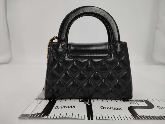 CHANEL Matlasse Mini Shopping Bag Black Gold Fittings X89KKTCK Shoulder Bag