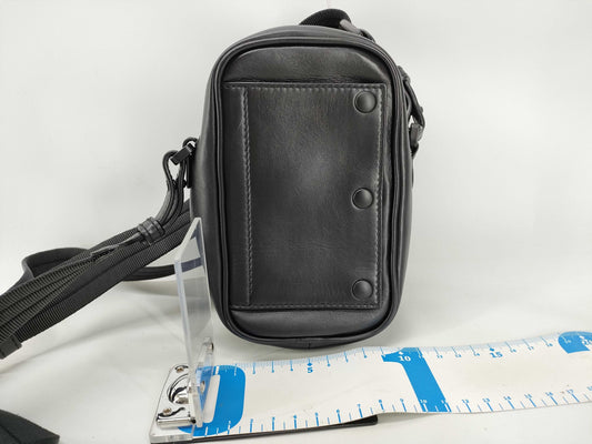 BOTTEGA VENETA Leggero Punching Black Shoulder/Waist Bag