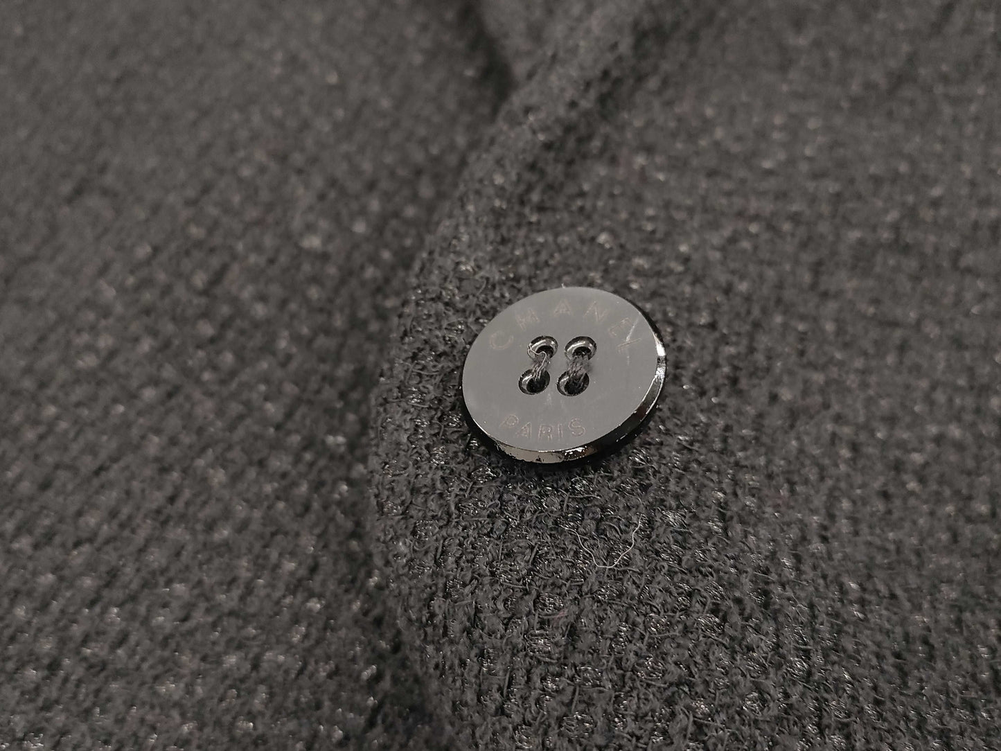 CHANEL 01A Lame Tweed Coat Coat