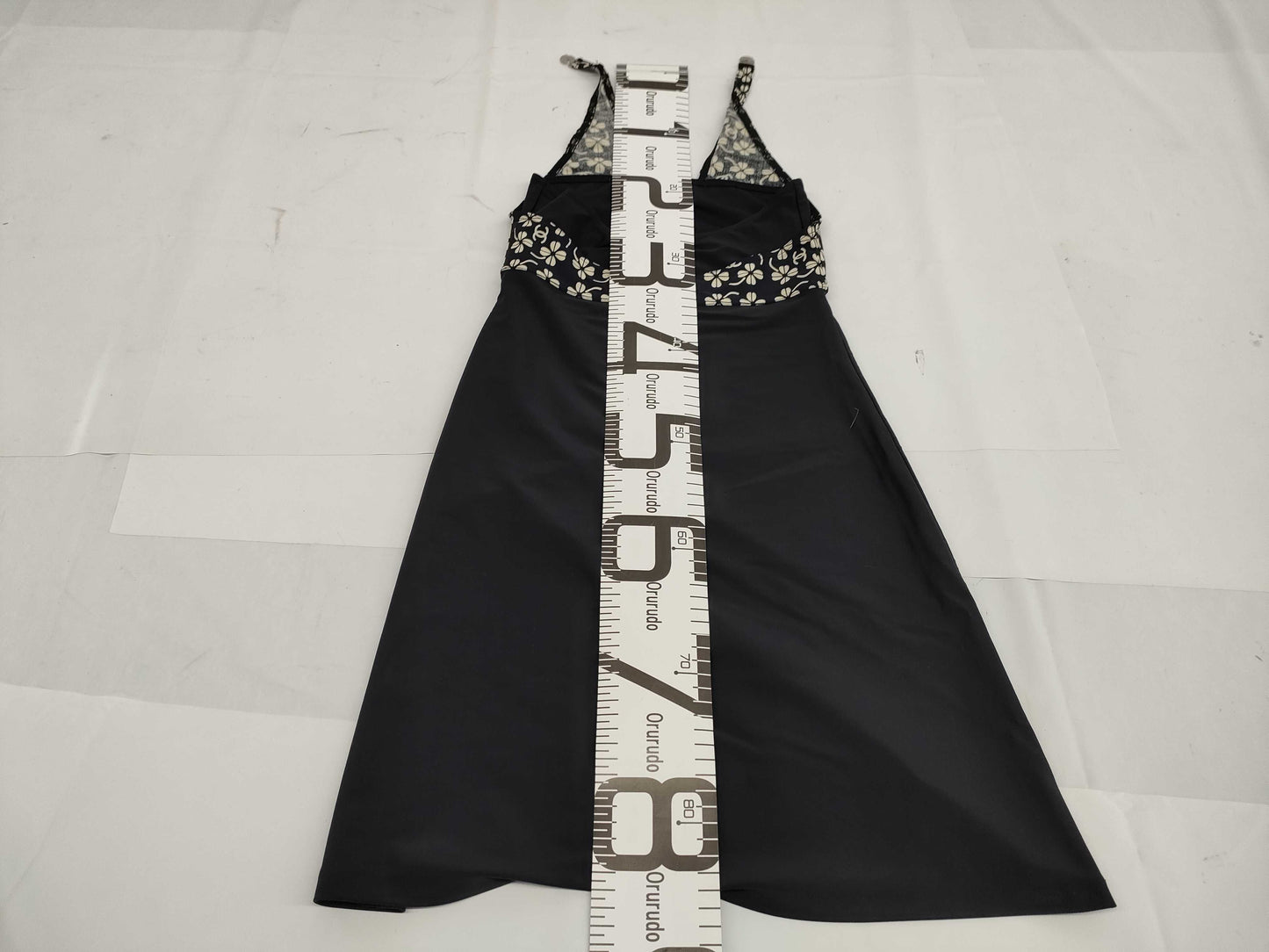 CHANEL 01P Halter Neck Dress Maillot Clover Dress