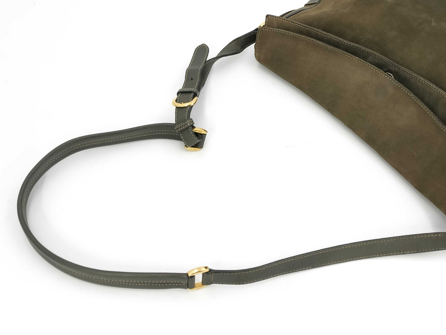 GUCCI Suede Shoulder Bag