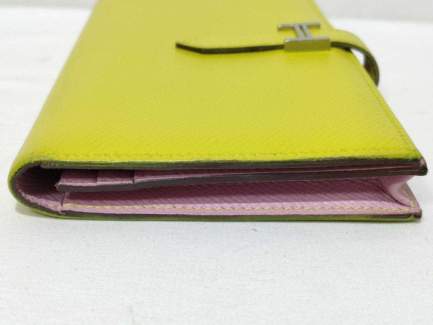 HERMES Bearn Soufflet Verso Long Wallet