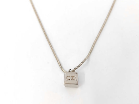 Dior Cube CD Logo Necklace