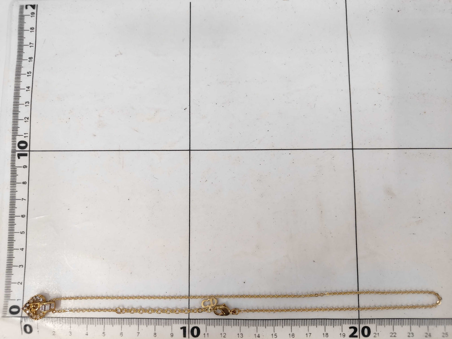 Dior Heart Stone Necklace Necklace