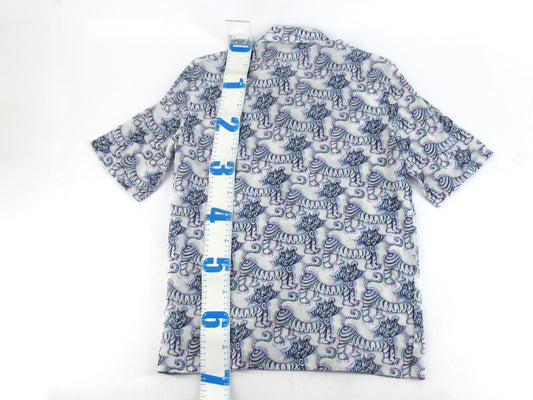 Dior Kenny Scharf Animal Print Men's Shirt, Size 37