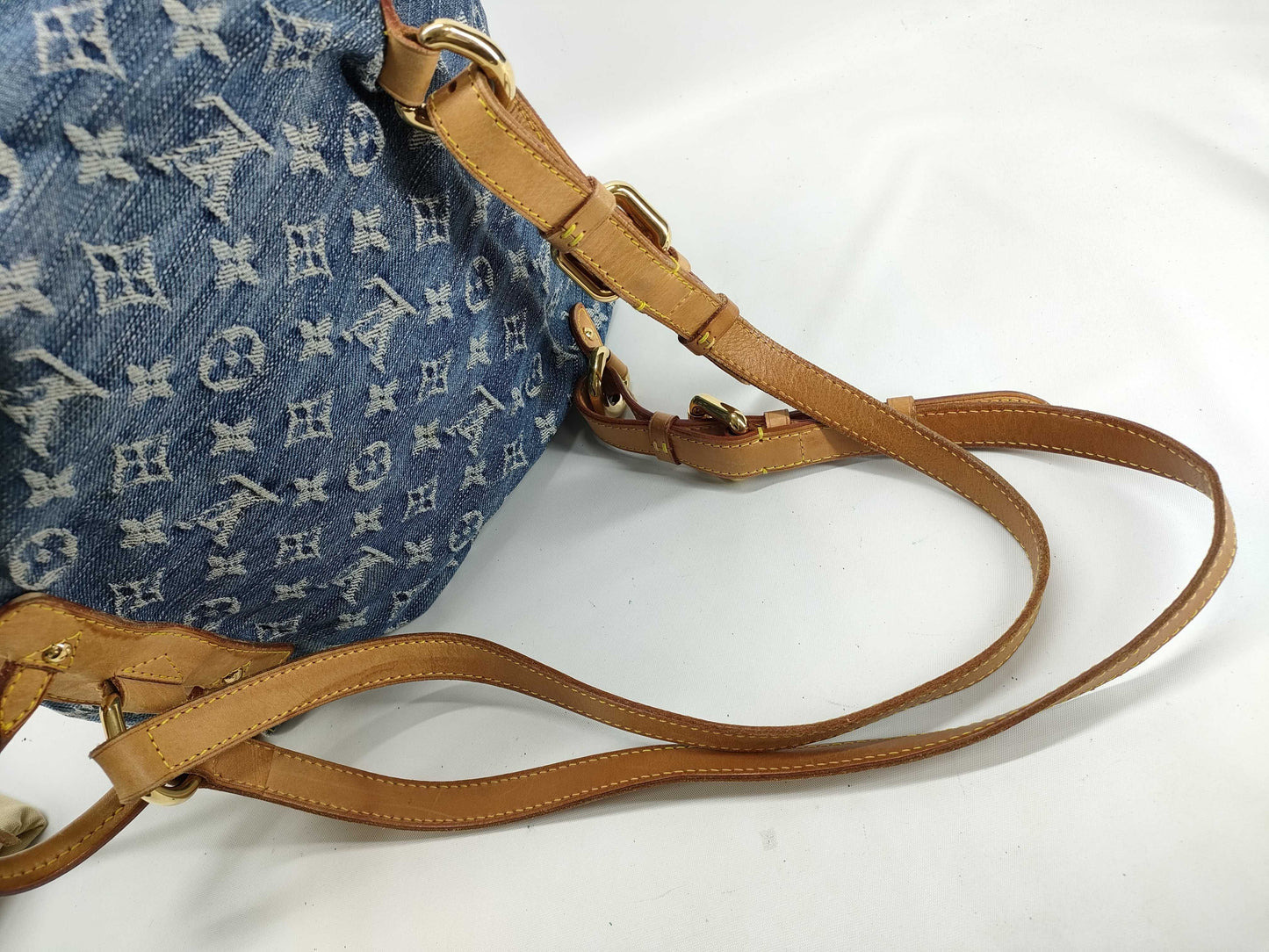 LOUIS VUITTON Monogram Denim Sac Ado GM CA0076 Backpack