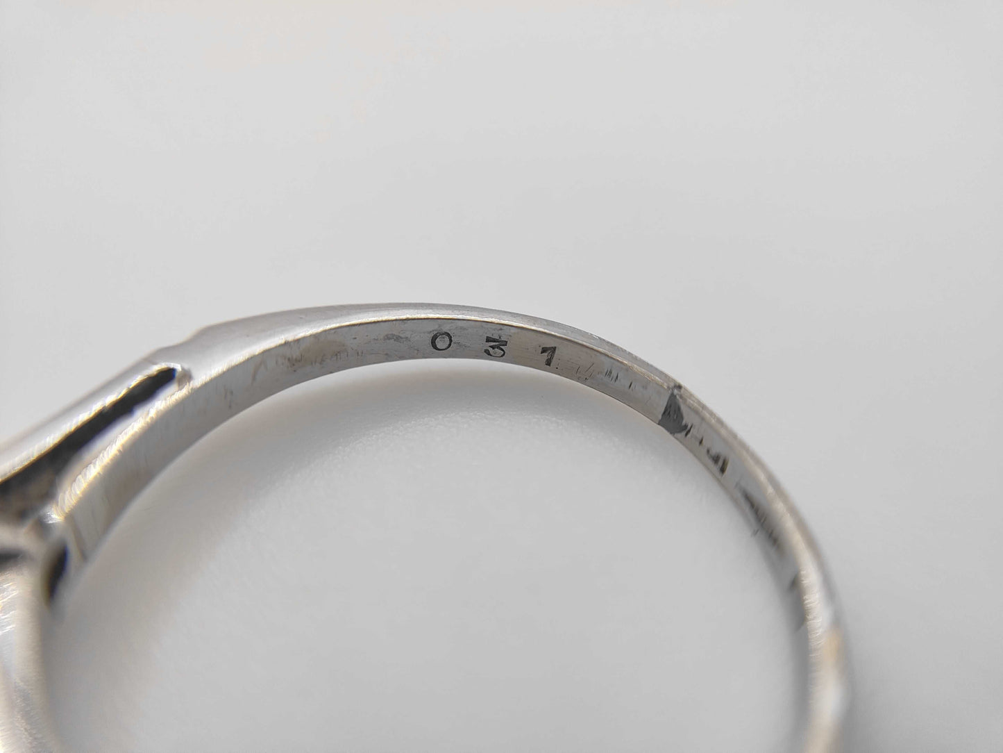 D0.31ct Pt900 2.8g Ring