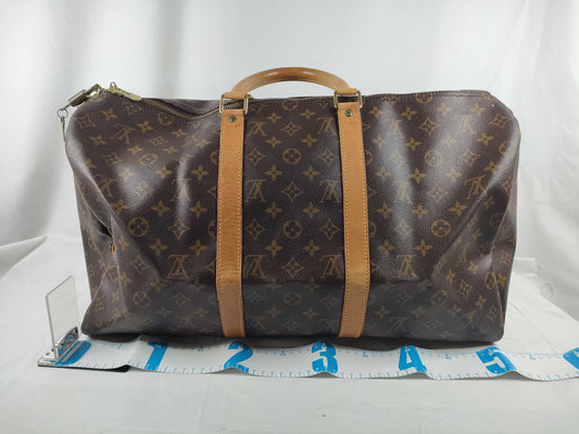 LOUIS VUITTON Monogram Keepall 50 Boston Bag