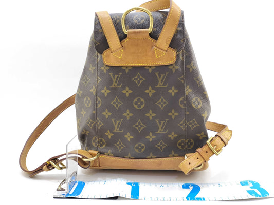 LOUIS VUITTON Monogram Louis Vuitton M51136 Montsouris MM Monogram Backpack