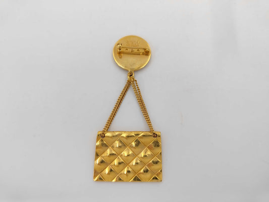 CHANEL Matelasse Motif Brooch
