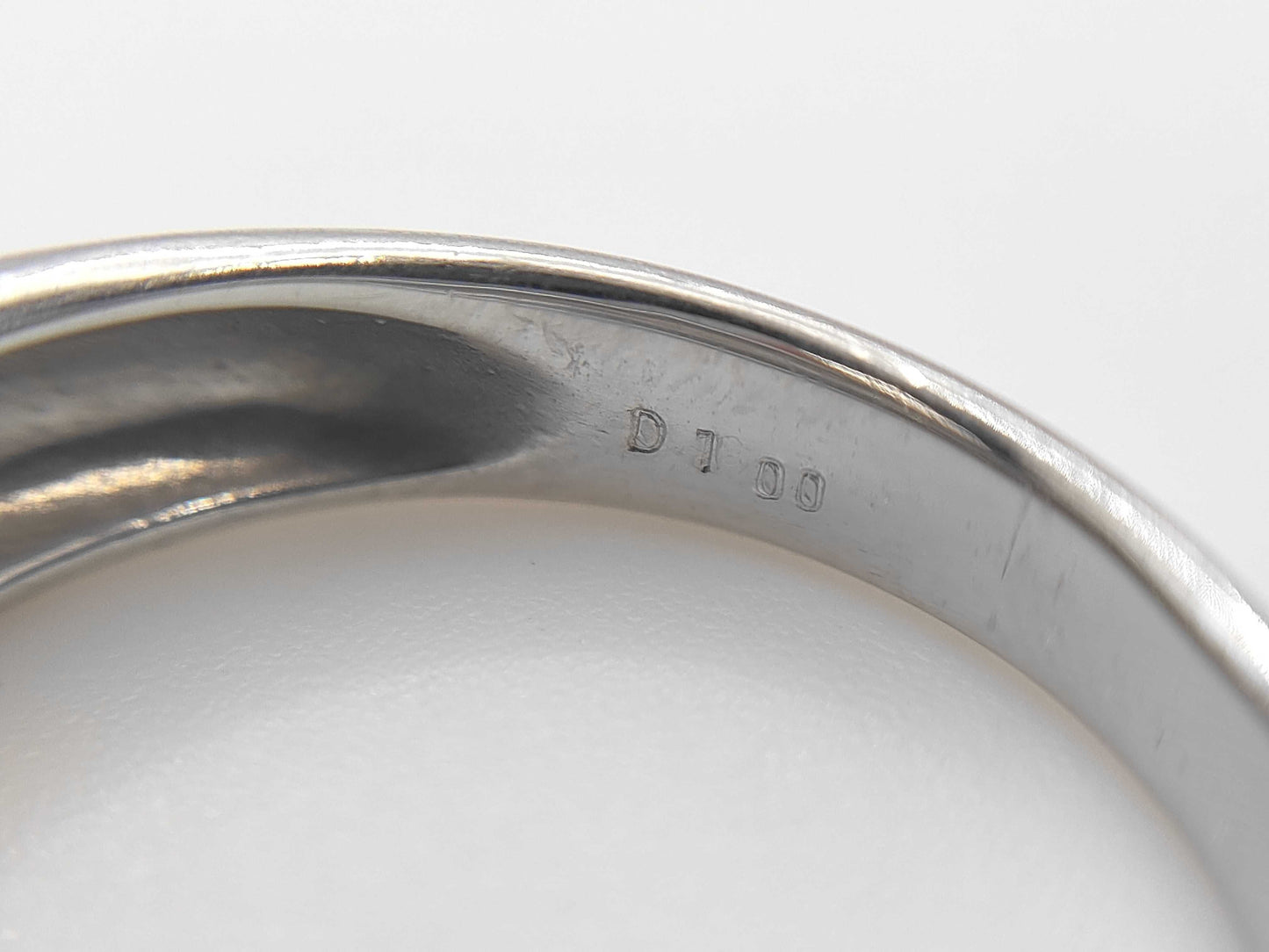 D1.00ct Pt900 6.1g Ring