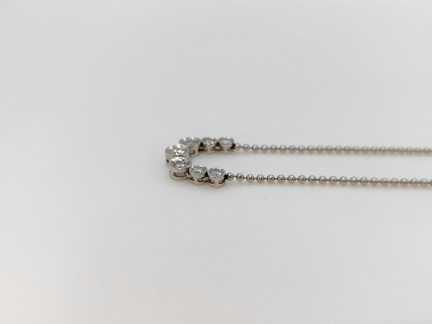 D0.30ct Pt850 7.0g Necklace