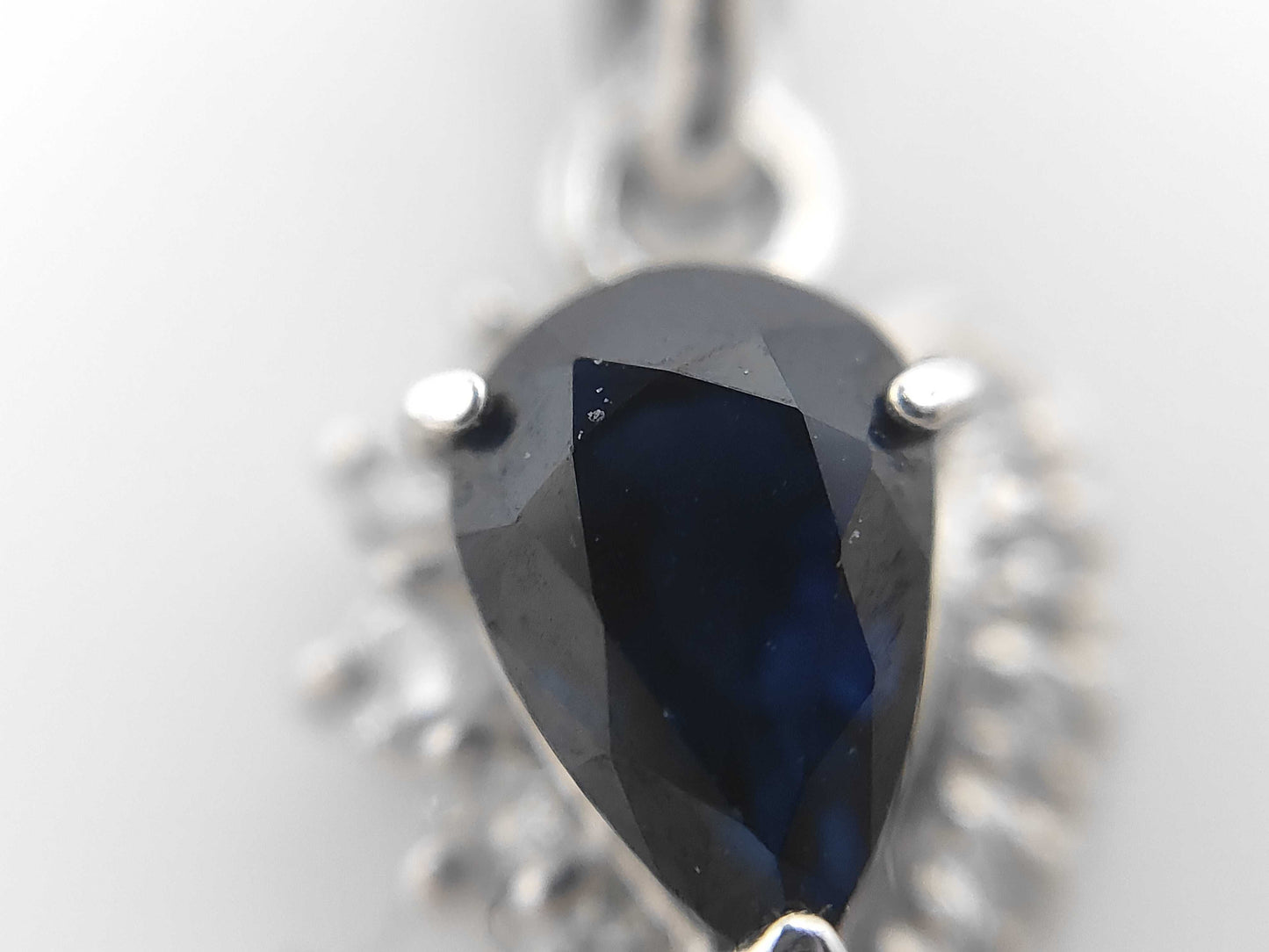 S1.14ct D0.15ct Pt900/850 4.5g Necklace