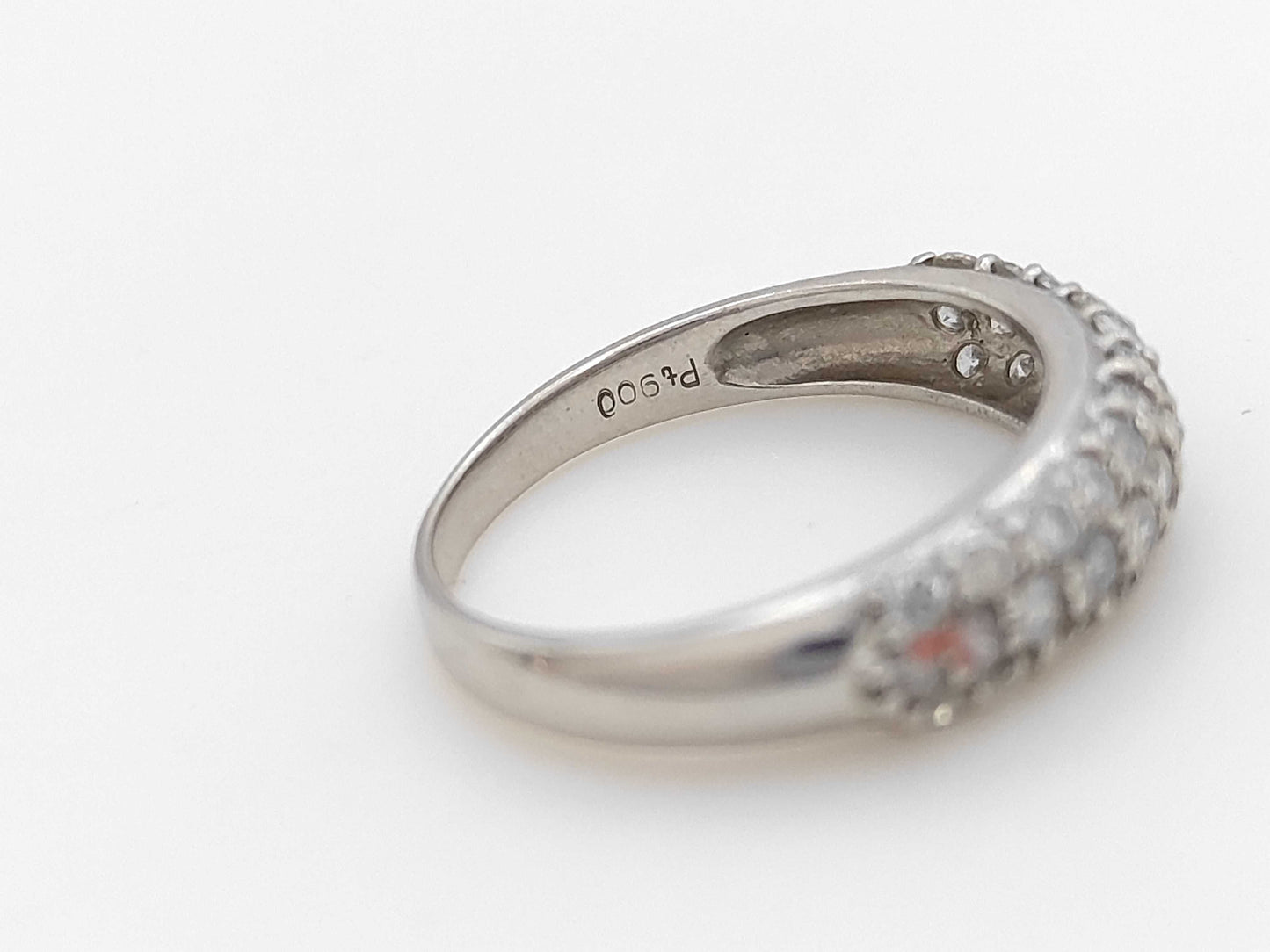 D1.00ct Pt900 4.2g Ring