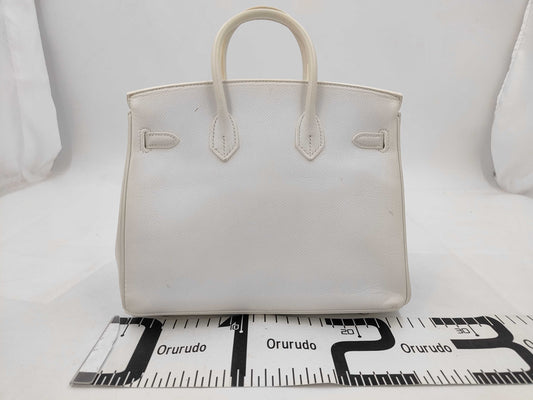 HERMES Birkin 25 □M engraved handbag