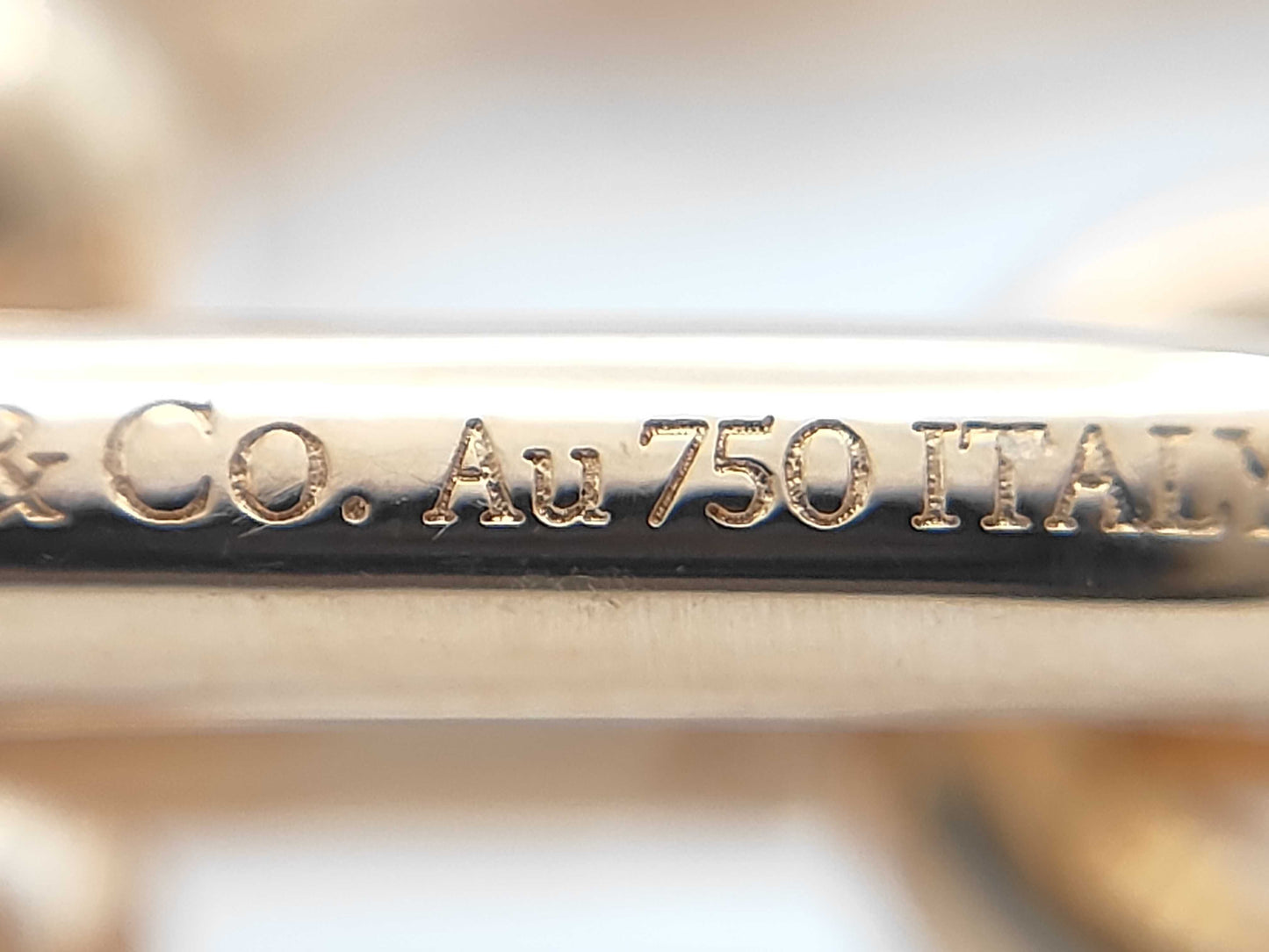 Tiffany & Co. Hardware Medium Link Bracelet in PG 750, 27.0g