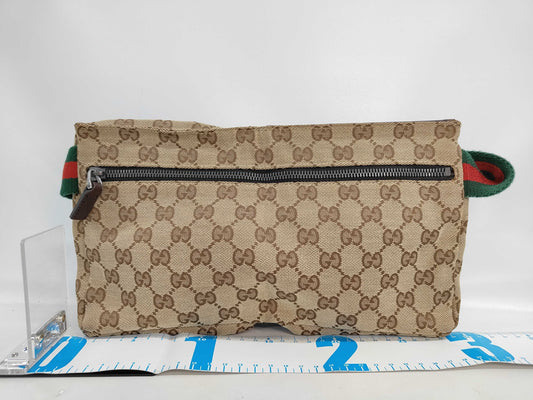 GUCCI GUCCI Waist Bag GG Canvas Beige 28566 Waist Bag