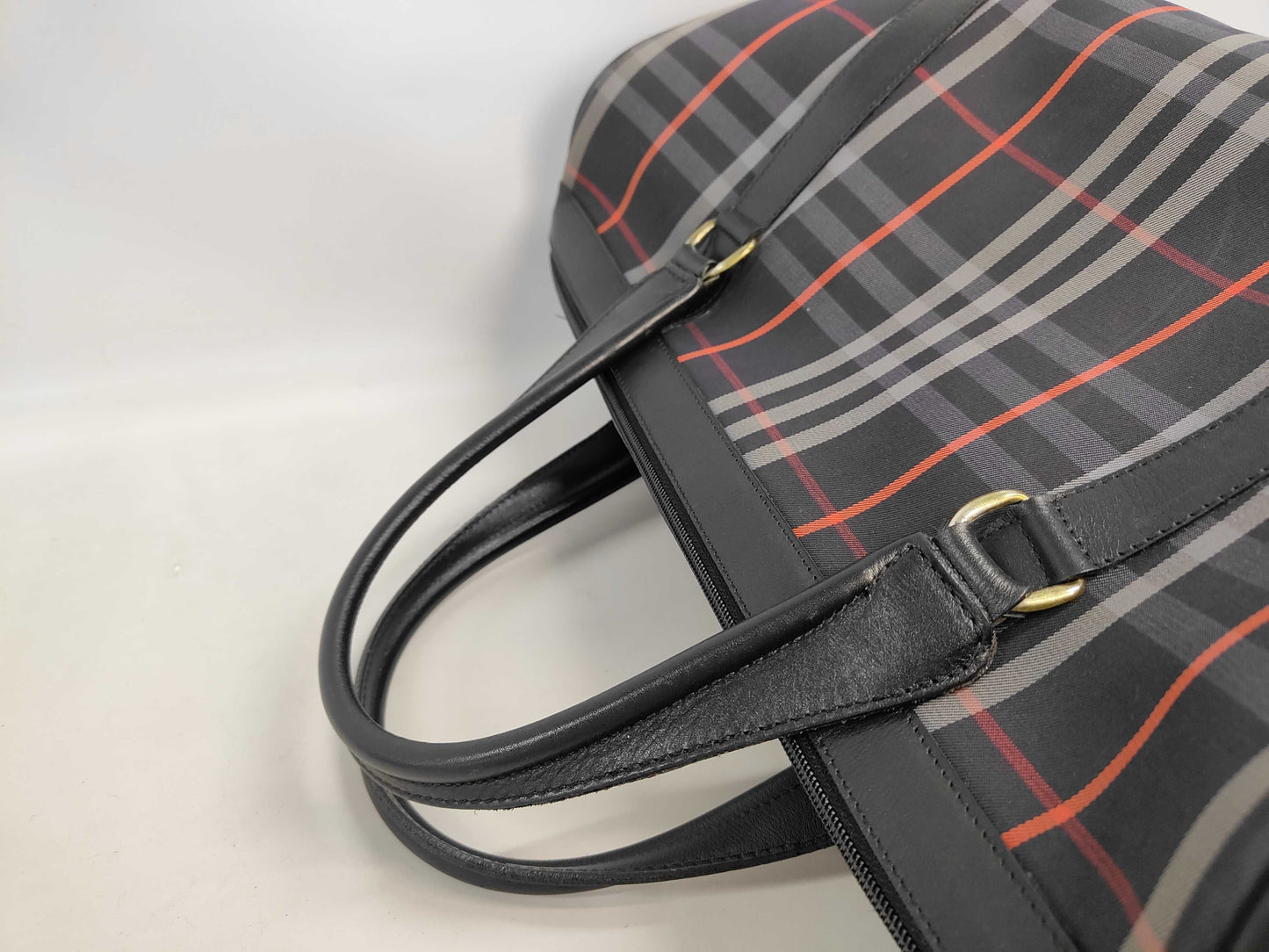 Burberrys Mini Boston Bag in Nova Check