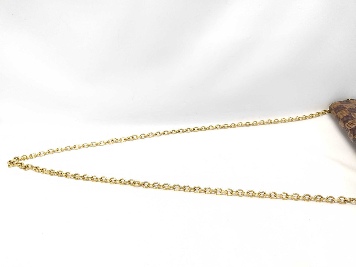 LOUIS VUITTON LV Damier Vavin Chain Wallet N60221 Shoulder Bag