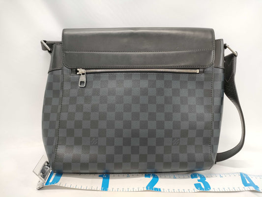 LOUIS VUITTON LV Damier Cobalt Newport Messenger PM N41587 Shoulder Bag