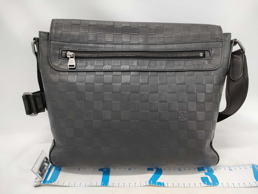 LOUIS VUITTON LV Damier Infini District MM Shoulder Bag