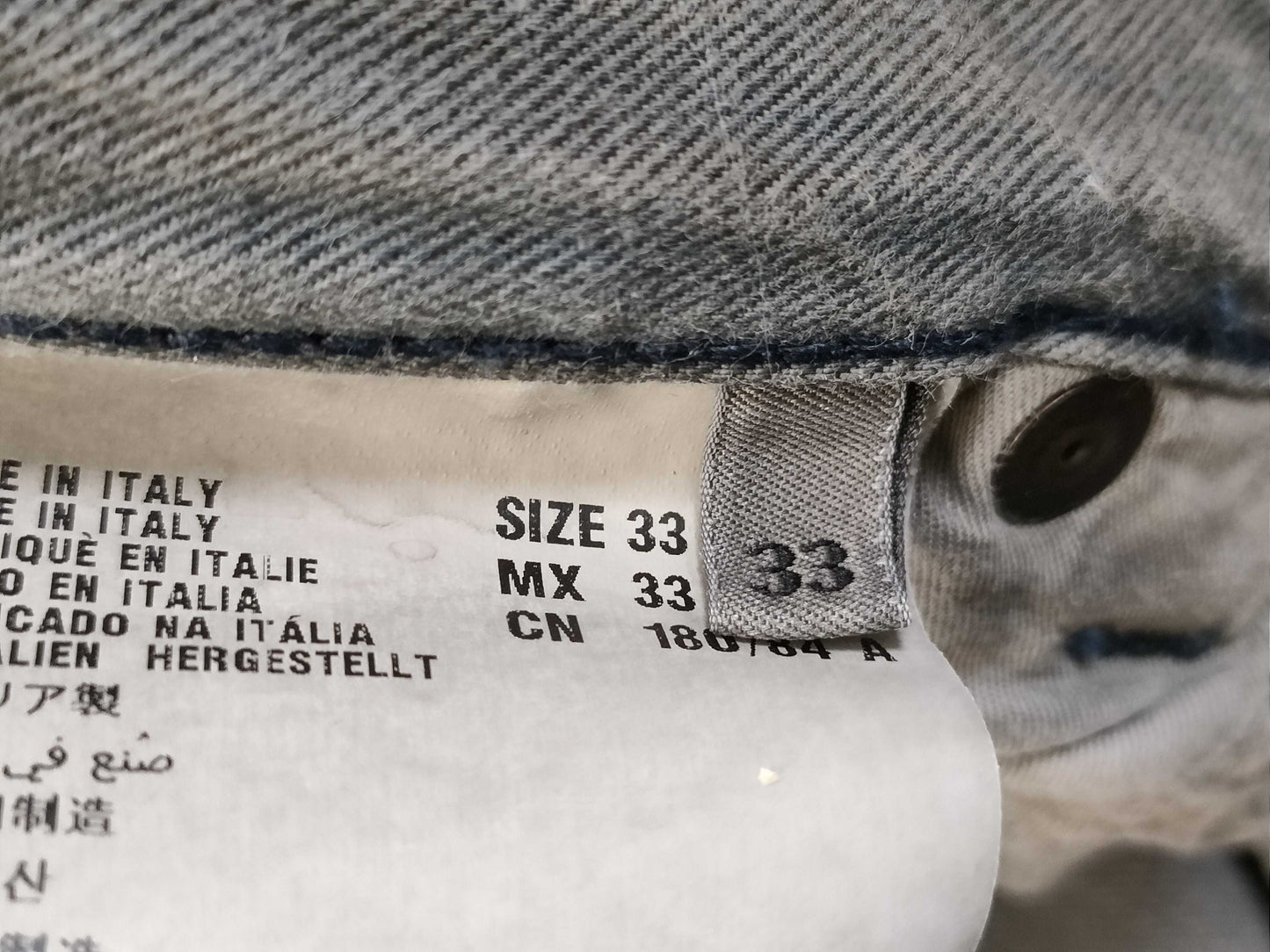 PRADA PRADA denim pants gray size 33 pants